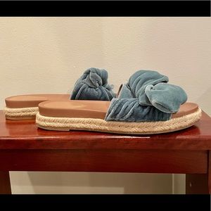 Zara espadrille slides 8.5